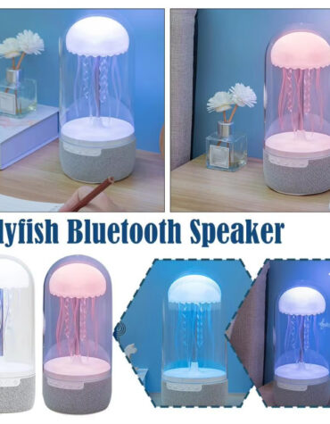 3 In 1 Creative Colorful Jellyfish Lamp Bluetooth-compatible Speaker Ellyfish Speaker With Lights For Home Office